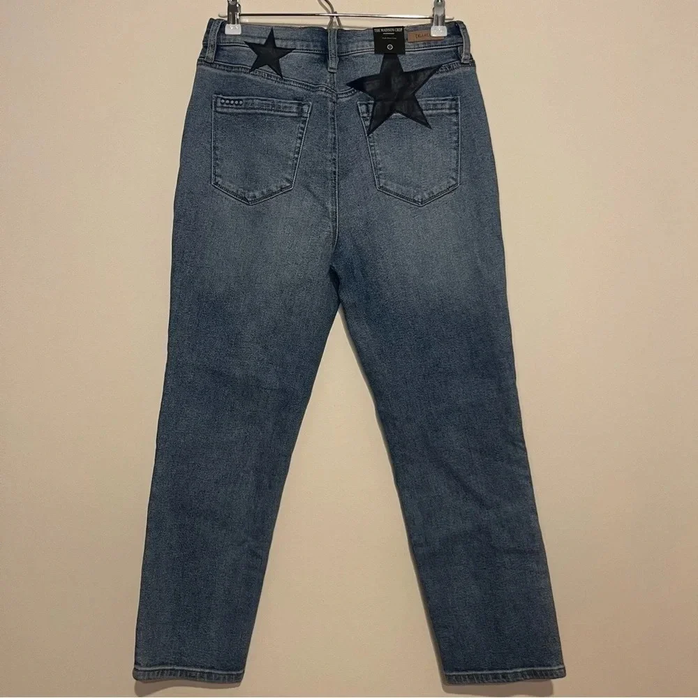 NWT BLANK NYC Madison Crop Star Jeans